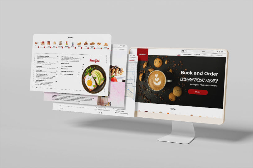 The Bakery Desktop Website